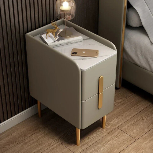 Smart Narrow Nightstand - Wireless Charging, Modern Design 1