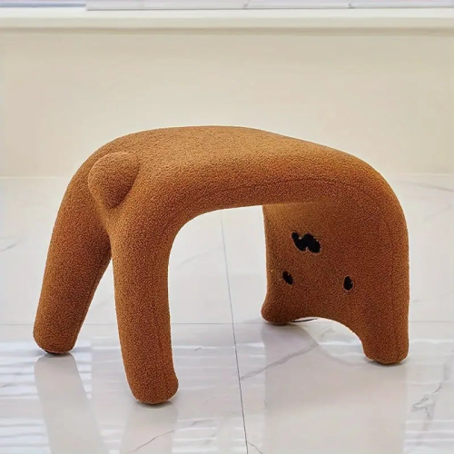 Cozy Wool-Made Cat Ottoman 2