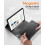 Capa compatível com iPad Pro de 11 polegadas com teclado, capa compatível com iPad. 2