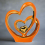 Porcelain Double Heart Home Decor for Couples 2