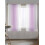 Μωβ & Λευκές Διαφανείς Κουρτίνες Ombre, 52"Π x 72"Μ, Κουρτίνες Voile με Ράβδο και Τσέπη για 5