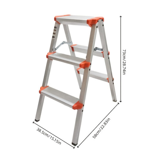 Aluminum Folding Step Stool Heavy Duty (3-Step) 1