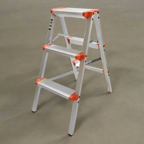 Aluminum Folding Step Stool Heavy Duty (3-Step) 2