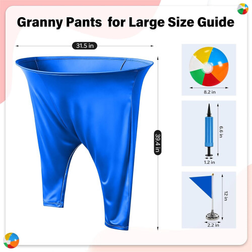 Παιχνίδι για την αυλή Granny Pants για παιδιά (31,5"x24"), 2 τεμάχια + 10 μπάλες αναπήδησης, 2 1