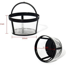 Replacement 2 Packs Reusable Coffee Filters For Mr. Coffee 4-5 Cup Drip Coffeemakers-Nylon Mesh With Handle