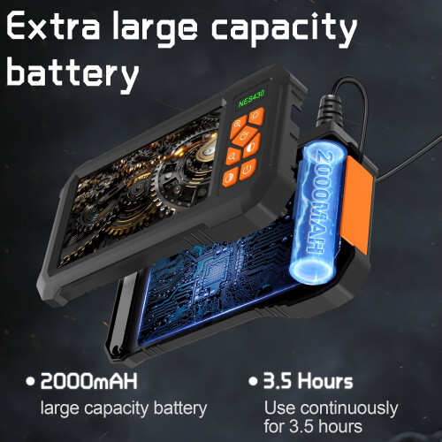 Borescope Camera with Light & Screen (1080P HD) 2