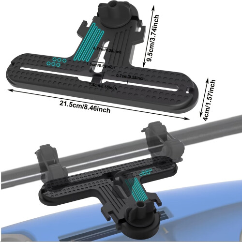 Kayak Rail Track Set Tool-Free T-Shaped Mount 1