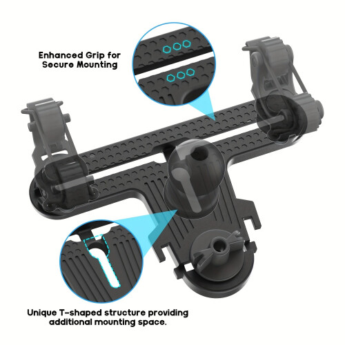 Kayak Rail Track Set Tool-Free T-Shaped Mount 2