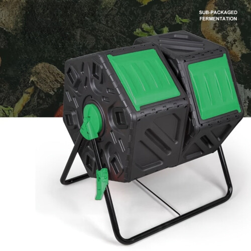 Dual Chamber Rotating Compost Bin 2