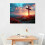 Vintage Easter Cross Canvas Print Religious Decor 16x20 inch 2