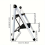Folding Step Stool Portable with Non-Slip Feet 4