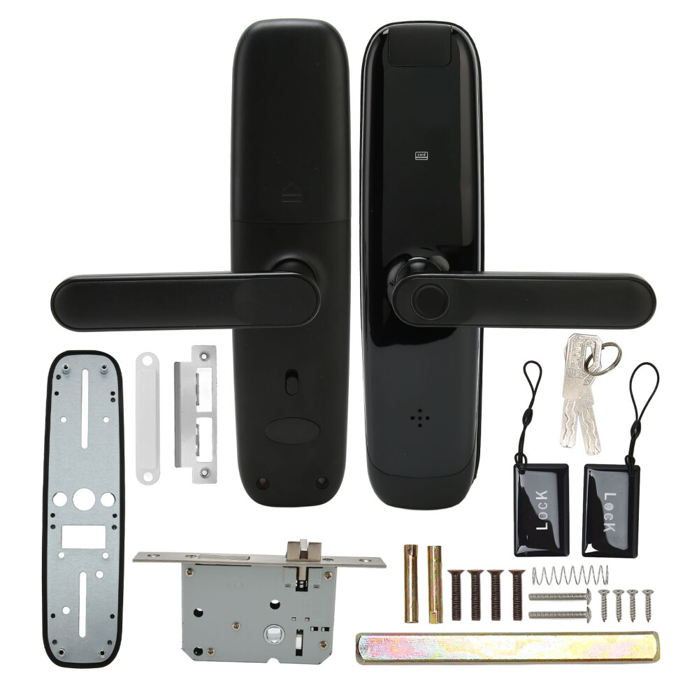 Fingerprint Recognition Door Lock With Remote Unlocking Keyless Entry Wifi Smart Lock Auto Lock Alarm Protection One Touch Unlock Voice Control 9175034421808