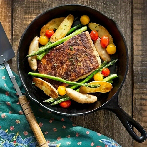 Pre-Seasoned Cast Iron Skillet Set (4pcs) 1