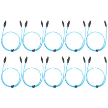 Backwards Compatible Sata Cable, 6Gbps Data Transfer Locking Latch Design Enhanced Transmission Stability Flexible Low Profile Jacket Widely