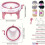 48-Needle Pink Knitting Machine Kit for DIY Crafts 3
