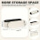 Oval Folding Footstool with Storage 2