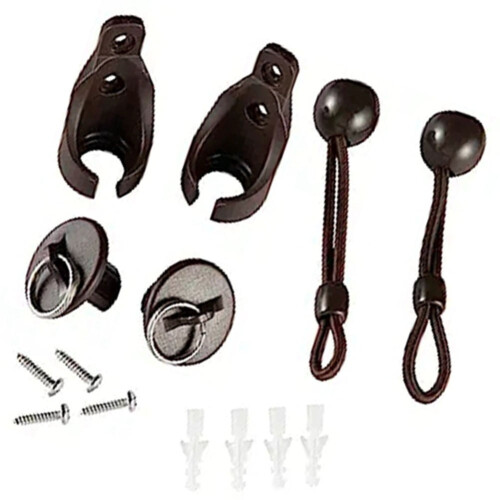 Windproof Bungee Tension Kit for Roller Blinds,Secure Sunshade Strap System (2 Pieces) 2