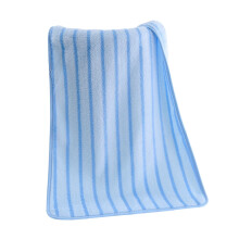 Serviette Bizhua en velours corail, douce et absorbante, pour le visage et le sol, motif rayures cationiques. Poids du paquet : 75 g, 1 serviette.