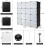 Storage Wardrobe Closet with Hanging Rods 2