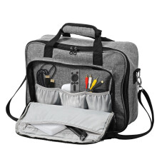 Projector Carrying Case Portable Travel Projector Bag with Accessories Storage Pockets and Adjustable Shoulder Straps for Travel