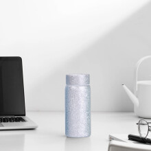 Gobelet isotherme de poche doublé de titane - Mug de voyage compact à double paroi pour une conservation optimale de la température - Conception