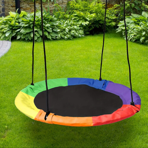 Rainbow Canopy Hammock Outdoor Swing 1