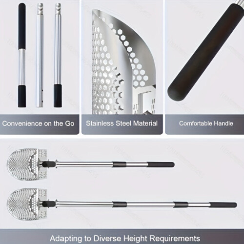 Long Handle Stainless Steel Sand Scoop for Detecting 1