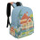 Mochila House de 17 polegadas em tecido Oxford, estilo casual, para uso diário. 2