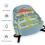Mochila House de 17 polegadas em tecido Oxford, estilo casual, para uso diário. 5