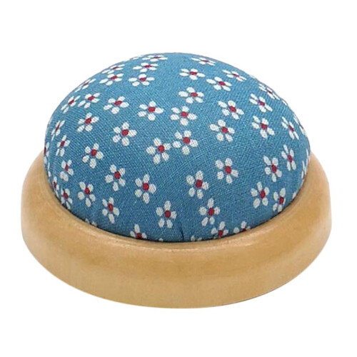 Pincushion Prick Mountain Floral Pattern Wooden Base Sewing DIY Beginner Handwork - 5 Selected E252-17 1