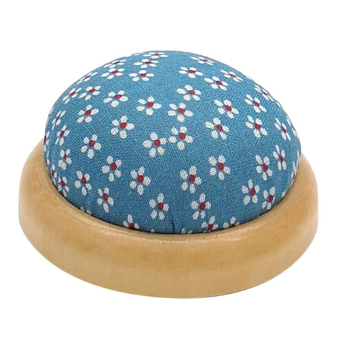 Pincushion Prick Mountain Floral Pattern Wooden Base Sewing DIY Beginner Handwork - 5 Selected E252-17 2