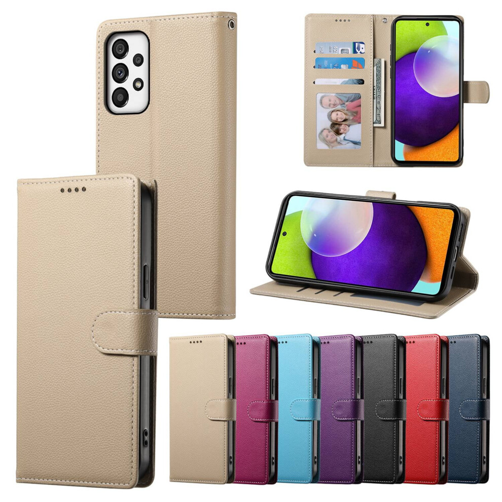 Leather Wallet Phone Case Compatible With Samsung Galaxy A73/A53/A33/A23/A13/A72/A52/A32/A22/A12/A71/A51/M13/M23 9485826745815