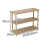 Walnut Multi-Layer Desktop Bookshelf 3