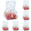 Πλαστική θήκη για καραμέλες Gummy Bear, διάφανο δοχείο σε σχήμα μεγάλης αρκούδας και 2