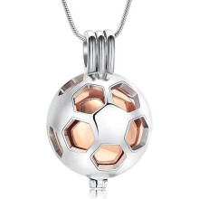 Hollow Football Cremation Jewelry for Ashes Urn Necklace for Ashes Human / Pet Memorial Urn Locket Ashes Pendant