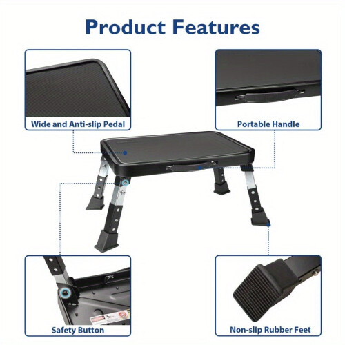 Folding Step Stool 1-Step Ladder 2