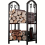 Metal Firewood Rack with 4-Tool Set 3