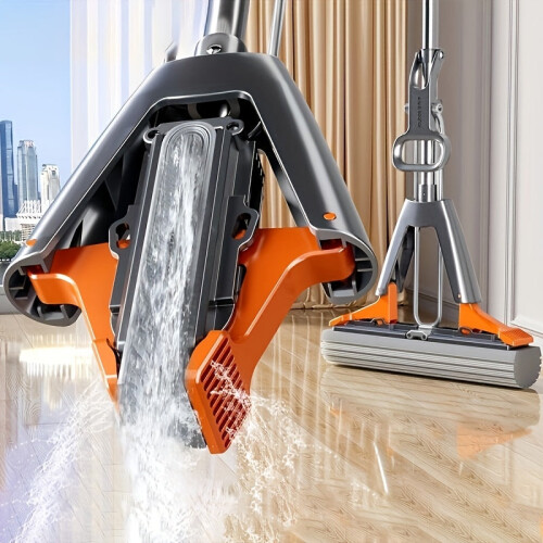 Sponge Mop Super Absorbent with 2 Mop Heads 1