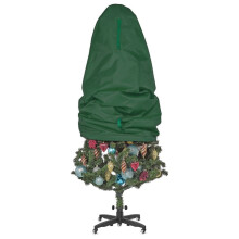 Storage Bag 9FT Waterproof Christmas Tree Storage Bag with Zipper and Adjustable Straps for 9ft Assembled Trees(Deep Green,1Pcs)