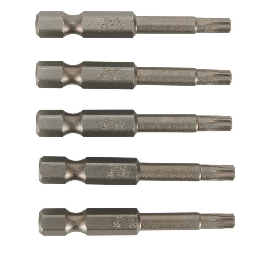 5 τεμάχια T20 50 χιλ. Μαγνητικό κατσαβίδι Torx 1/4 ίντσας με εξαγωνική κεφαλή, μύτες