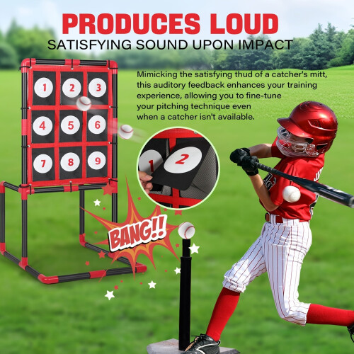 Baseball Strike Zone Target with Pockets 1