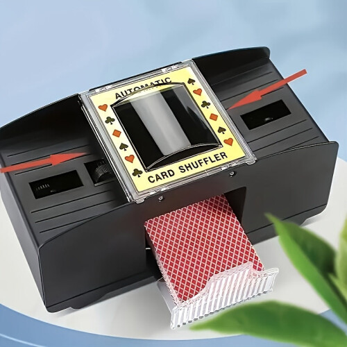 Dual Deck Automatic Card Shuffler for Poker Blackjack 1