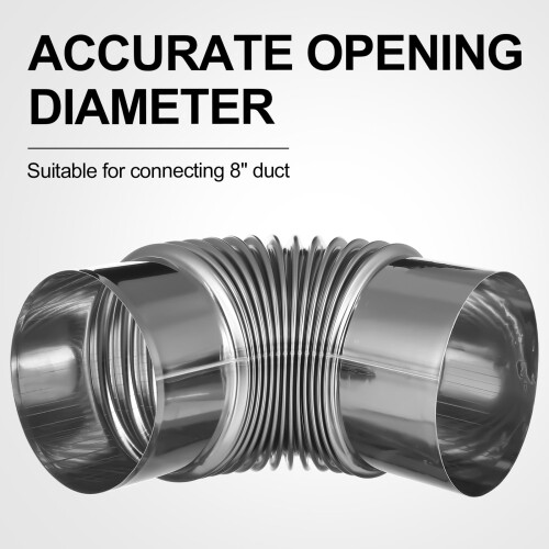 Stainless Steel Chimney Flue Flexible Anti-Leakage Easy 2