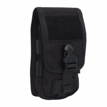 Double Cell Phone Bag Outdoor Sports Waist Pack Nylon Coin Purse Hanging Bag