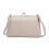 Γυναικεία τσάντα ώμου Kiss Lock Crossbody από πολυουρεθάνη, τσάντα ώμου με φερμουάρ και 6