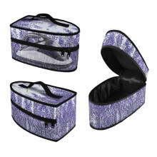 Lavender Dragonfly Steam Iron Carrying Case Compatible with Full-Size Irons & Accessories – Durable, Portable, Case Only
