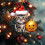 Grey Tabby Cat Christmas Ornament 1 Pack 5