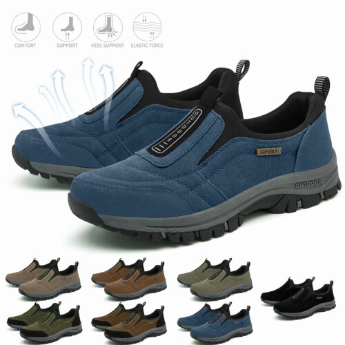 Orthopedic Walking Shoes for Men Blue Size 9
