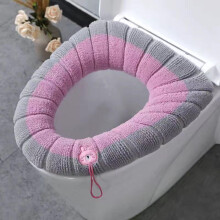 Bifavgk Coussinets de siège de toilette plus épais – Doux, lavables, extensibles, faciles à installer, compatibles avec la plupart des toilettes