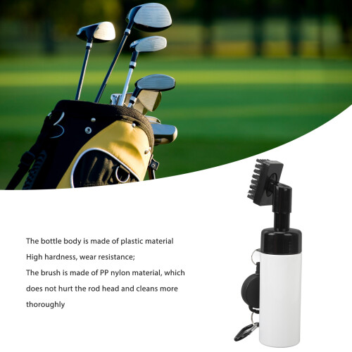 Golf Water Brush 160ML White Nylon Bristles Small 1